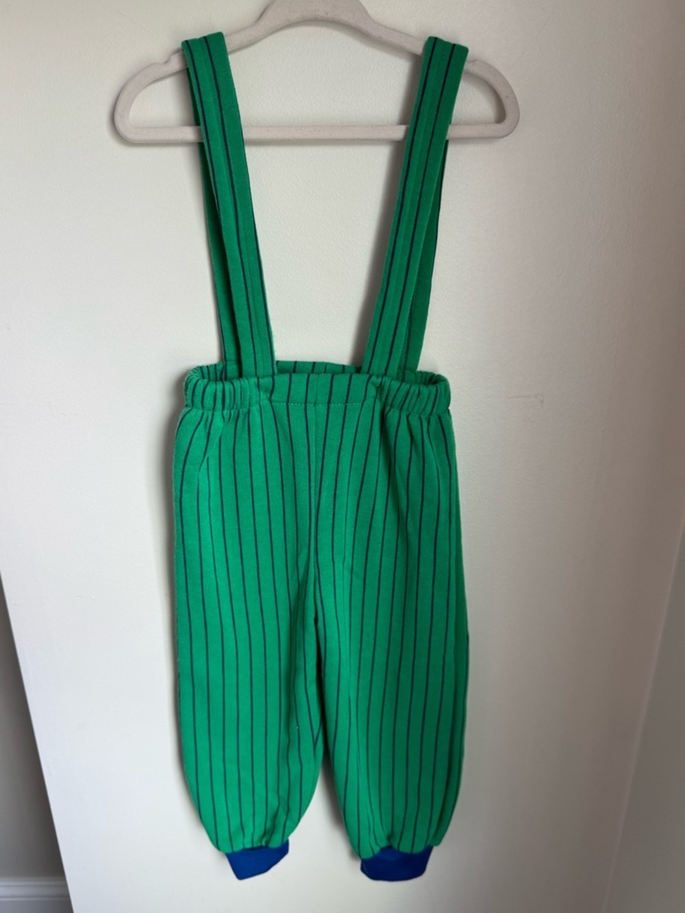 Celebrity Kids 1994 Vintage Green Pinstripe Overalls Size 2T